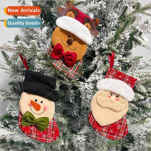 Christmas Socks Children  Bags Christmas Decoration Santa Cl