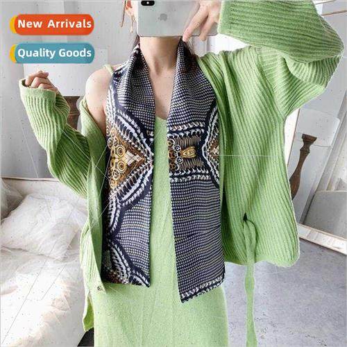 Brish retro double layer silk scarf square scarf fashion sil