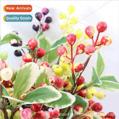 Tronc red berries Christmas decorations simulation plants Eu