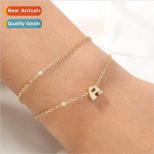 Flat Chain Double Premium Layer Textured Letters Europe