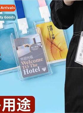 New transparent frosted card holder ID card holder ID card h