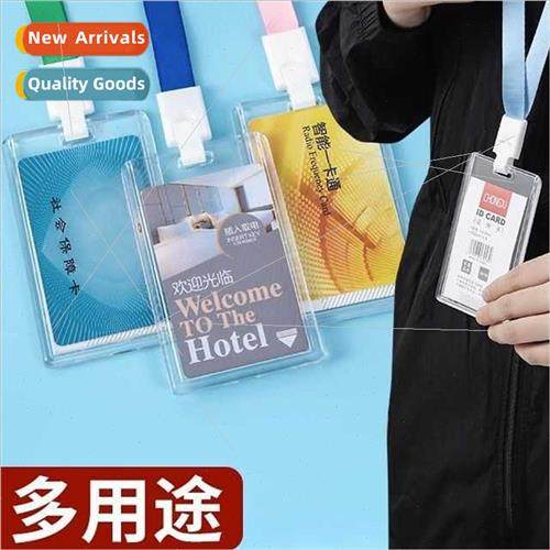 New transparent frosted card holder ID card holder ID card h