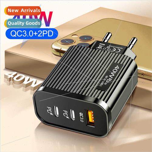 New USB+2PD Type-c Cell Phone Charger Multi-Port U.S.-Spec &