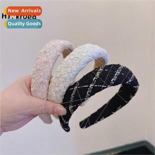 Autumn winter retro sponge Korean new high cranial top hundr