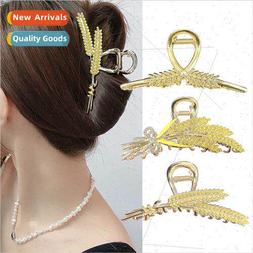 Wheat Fringe Grab Clip Large Shark Clip New Metal Hair Clips