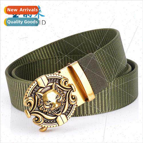 3.3mm thickened nylon belt antique copper automatic alloy bu