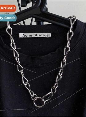 hip hop necklaces men women set bungee accessories ins simpl