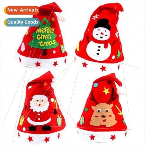 Christmas hat DIY handmade material package Christmas -woven
