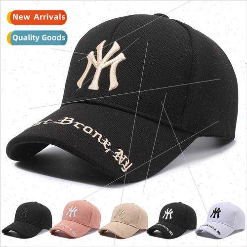 Hat female spring summer three-dimensional embroidery baseba
