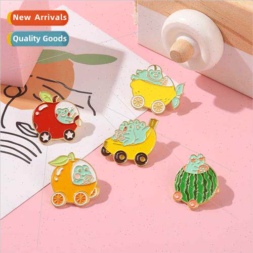 Korean  cute animal tea party series alloy brooch creative c