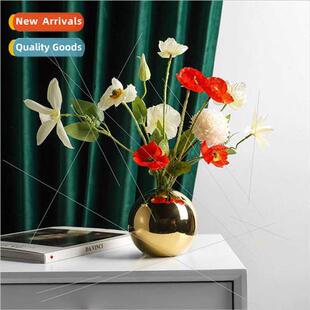 Scandinavian modern vase simple ceramic round decorations de