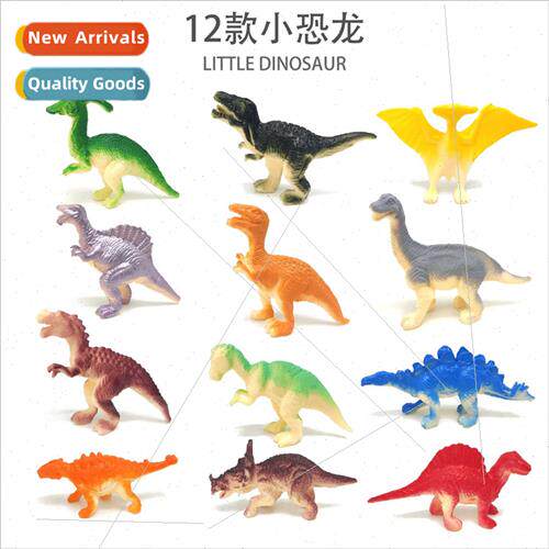 Mini small dinosaur simulation model toys 6cm12 soft plastic