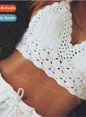 Handmade Knted Ladies Sexy Swimsu Lace Up Swimwear Sexy Holl