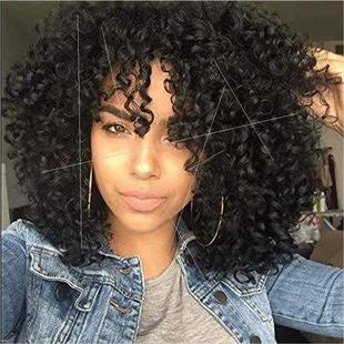 Chemical Fiber Wigs Europe Wigs Exploding Head African Small