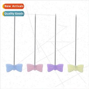 Bow colorful big head needle bead needle posioning needle ga