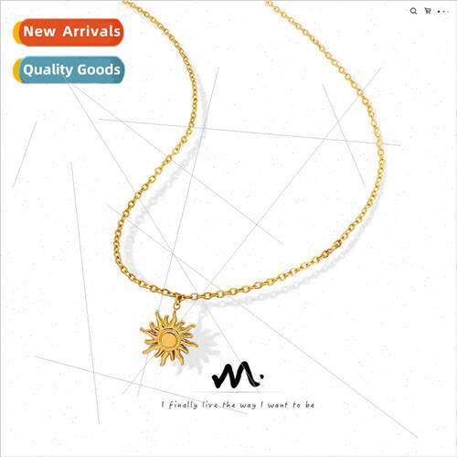 Gold does not lose color collarbone chain fashion simple sma