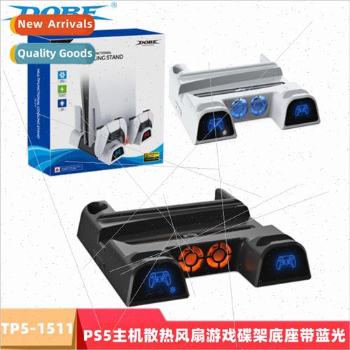 PS5 Game Console Blu-ray Cooling Fan Dock P5 Controller Char