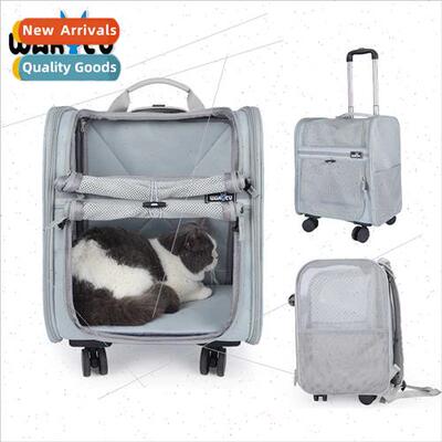 UK Summer Double Shoulder Large Capacy Pet Bag C55 Trolley B
