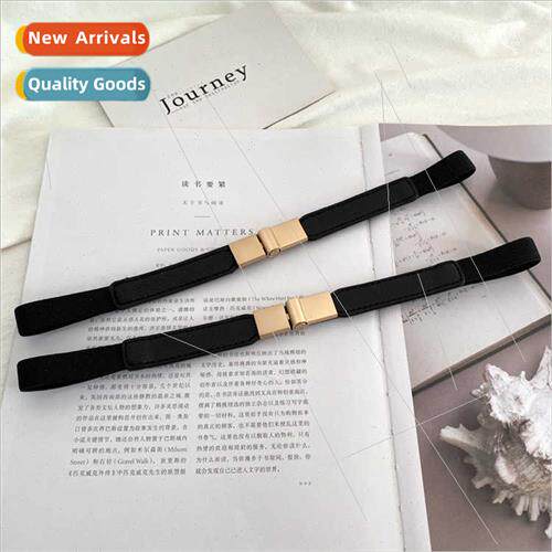 Thin belt women dresses sub fashion versatile decorative swe