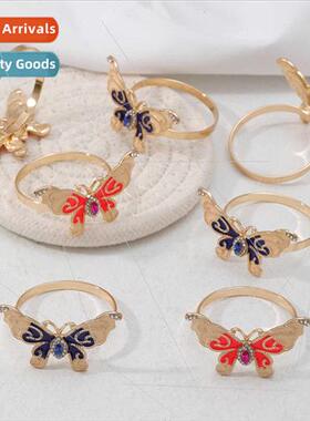 Cute Animal Butterfly Napkin Clasp Premium Hotel Table Decor