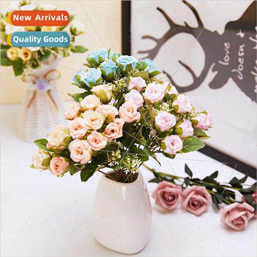 15 heads rolled roses mulation bouquet roses  wedding roses