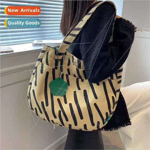 Canvas bag ins Korea large capacy bag female summer new shou