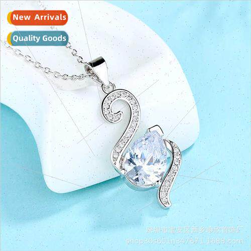 Fashion love heart necklace female short collarbone chain wo