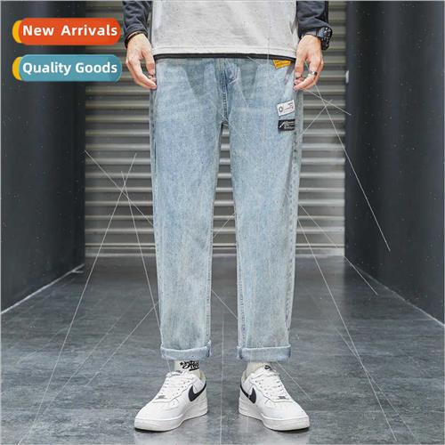 ght-colored jeans nine-minute pants men spring autumn nd ver