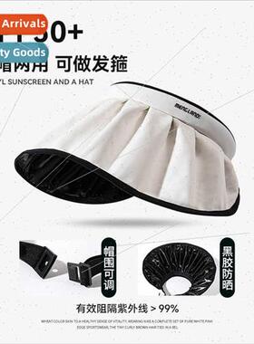 Sunscreen cap female summer new ice silk sun hat anti-ultrav