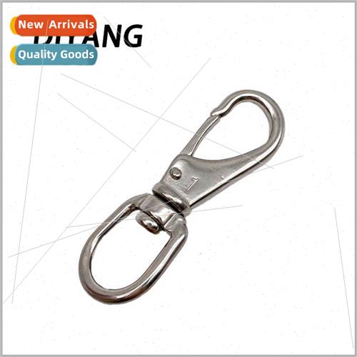 Stainless steel spring universal hook dog chain buckle rotat