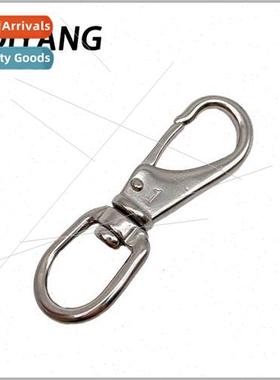 Stainless steel spring universal hook dog chain buckle rotat