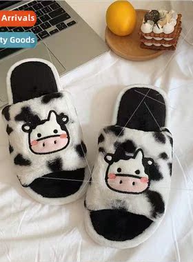 new indoor home wh cotton slippers female fall winter cute c