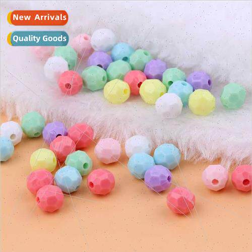 8mm solid color corner beads handmade diy beading bag small