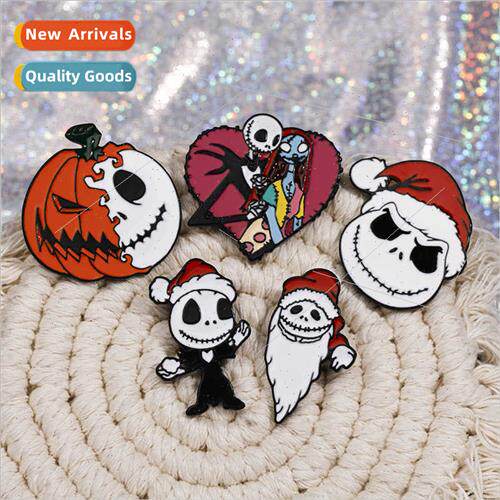 Cartoon Halloween series brooches creative personaly pumpkin