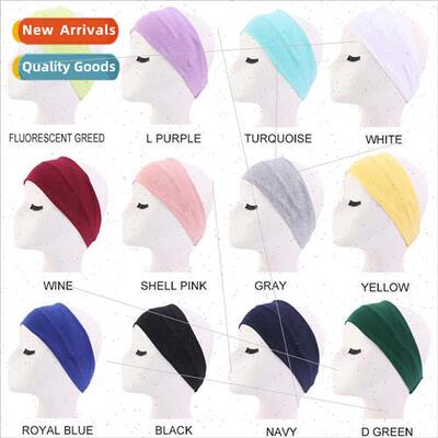 Women Sports Yoga Fness Cotton Sweat Absorbent HairbElastic