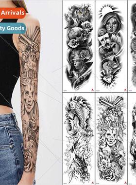 Waterproenvironmental protection flower arm tattoo sticker f