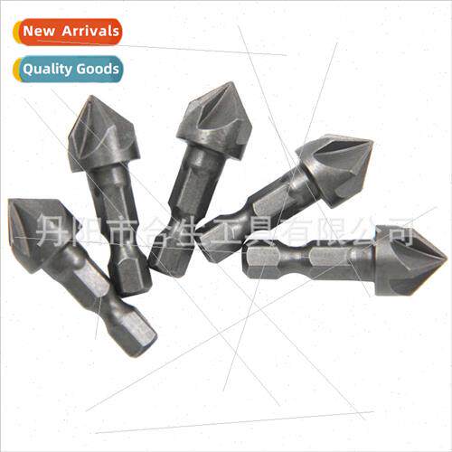 Small hexagonal shank five-edged chamfering cutter chamferin