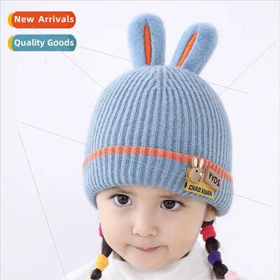 Children hats 2022 winter baby windproear protection warm co