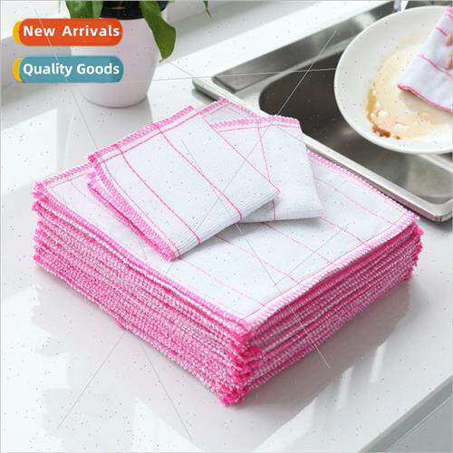5 layers of 28*28 dish towel kchen dishcloth stain removal h