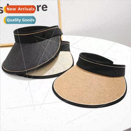 Sunscreen hat female 2023 new hollow top knted hat anti-ultr
