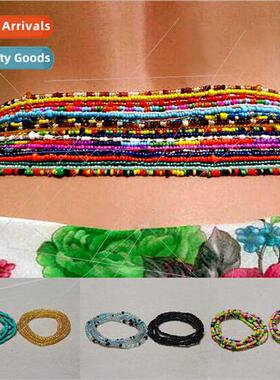 Europe Simple Double Layer Handmade Beaded Body Chain Hundre