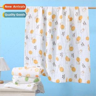 Newborn baby class A cotton gauze bath towel baby baby soft