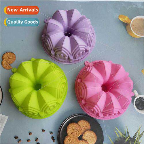 Castle cake mold 398 chocolate biscu mold cake mold ice crea