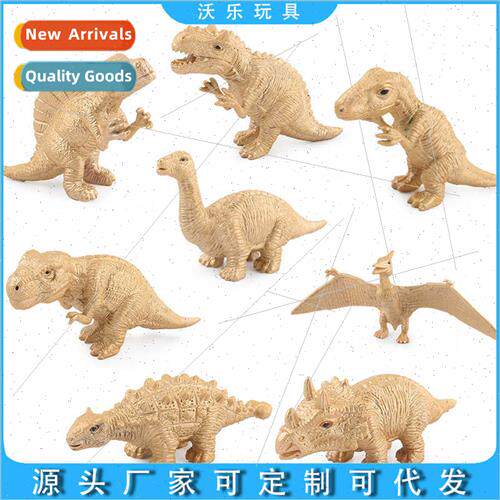 Gold Edion Dinosaur Animal Model Set Static Solid Small mula