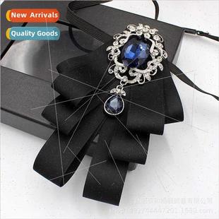 Men Wedding Lapel Formal OPP Tie Flower Transpar Bow