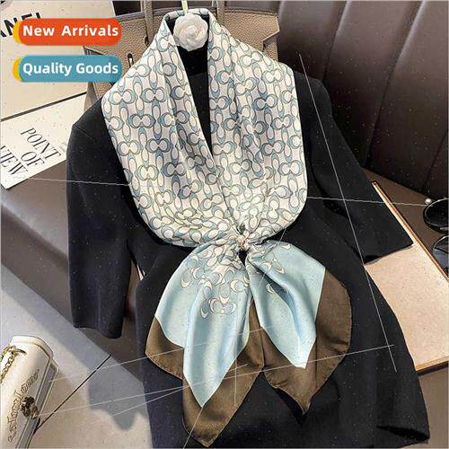 Spring Autumn  thin simulation silk scarf shawl female overs
