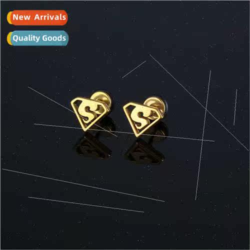 stainless steel earrings geometric triangle accessories nd m