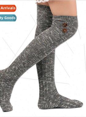 New wool blend stockings 适用women students high socks ladie
