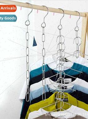Creative closet multifunctional hanging hooks 10 hangers sto