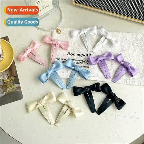 Bow BB clip headdress sweet system girl small hairpin side c